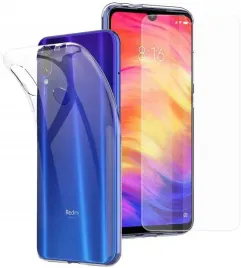 etui-do-xiaomi-redmi-note-7-szklo-9h-clear-case-silikon-slim-1mm