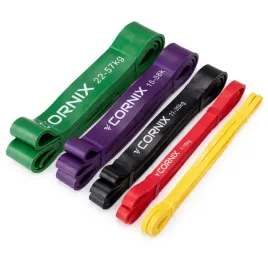 cornix-gumy-oporowe-power-band-257-kg-5-szt-zestaw-do-treningu-silowego