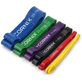 cornix-gumy-oporowe-power-band-279-kg-6-szt-komplet-do-silowni-crossfit