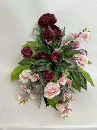 kompozycja-kwiaty-na-grob-cmentarz-bukiet-doniczka-sztuczne-kwiaty