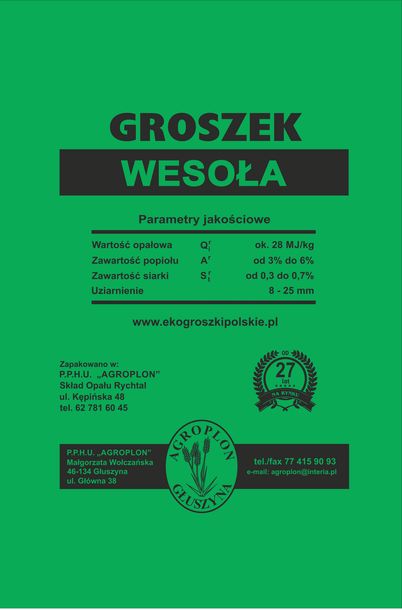 Węgiel workowany GROSZEK WESOŁA