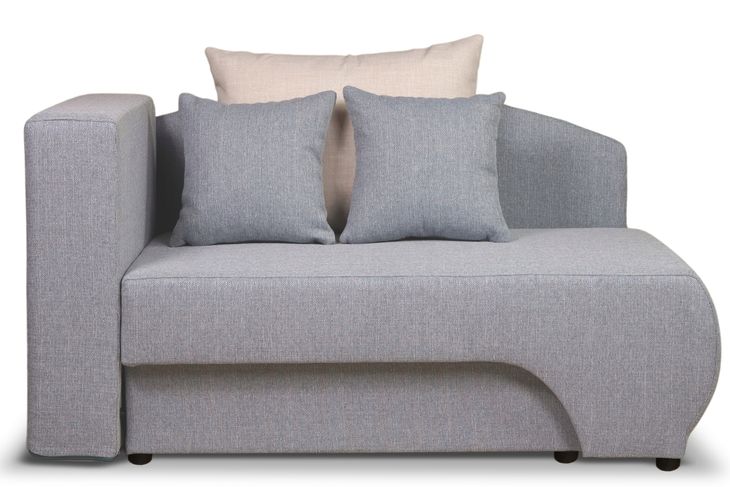 Sofa Rozkładana Kanapa Do Salonu Pokoju Dzieci MOON z Funkcją Spania Szara