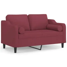 2-osobowa-sofa-z-poduszkami-winna-czerwien-120-cm-tkanina