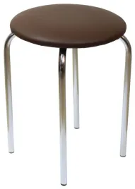 taboret-na-metalowym-srebrnym-stelazu-chico-2-brazowe-siedzisko