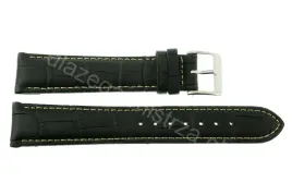 pasek-chermond-18-mm-xl-a160l-krokodyl-czarny-pasek-biale-przeszycie