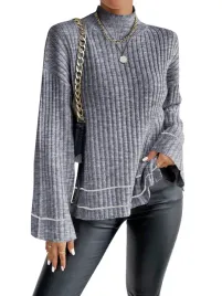 zc66312-shein-luzny-szary-sweter-prazki-stojka-dlugi-rekaw-40-l