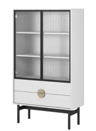 witryna-niska-stoon-84-cm-z-trzema-polkami-i-szufladami-84-cm-biala