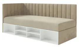 lozko-mlodziezowe-90x200-cm-ventrio-szarobezowe-welur-hydrofobowy-lewe
