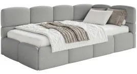 lozko-mlodziezowe-90x200-cm-cloudy-z-materacem-szare-boucle-prawe