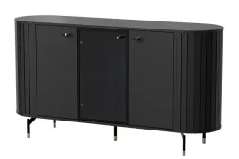 komoda-trzydrzwiowa-zante-z-ryflami-i-szklanym-frontem-150-cm-czarna