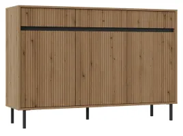 komoda-trzydrzwiowa-osaka-trzy-szuflady-ryflowany-front-149-cm-dab-evoke