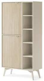 regal-favoria-dwudrzwiowy-80-cm-bezowy-jodelka-scandi-ze-zlotymi-uchwytami