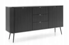 komoda-dwudrzwiowa-zova-trzy-szuflady-lamele-168-cm-czarna