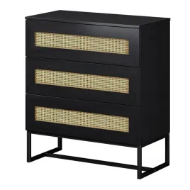 komoda-z-szufladami-czarna-plecionka-wiedenska-kerals