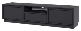 szafka-rtv-dwudrzwiowa-evo-z-szuflada-154-cm-czarna-na-cokole