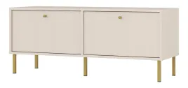 szafka-rtv-dwudrzwiowa-oktio-121-cm-bez-piaskowy-na-zlotych-nogach