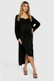 cc51222-boohoo-ciazowy-komplet-marszczona-sukienka-narzutka-s