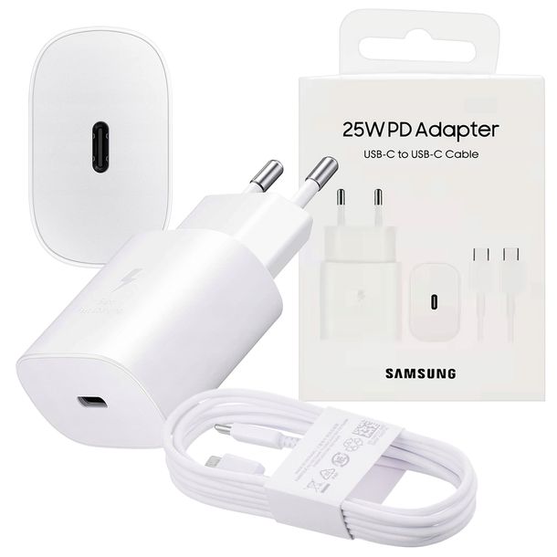 ŁADOWARKA SIECIOWA SAMSUNG ZESTAW kabel USB typ C USB-C 1m QUICK CHARGE