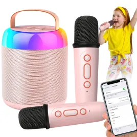 zestaw-karaoke-2-szt-mikrofony-glosnik-bezprzewodowy-dla-dzieci-mini