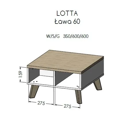 lawa-lotta-60-bialy-dab-sonoma