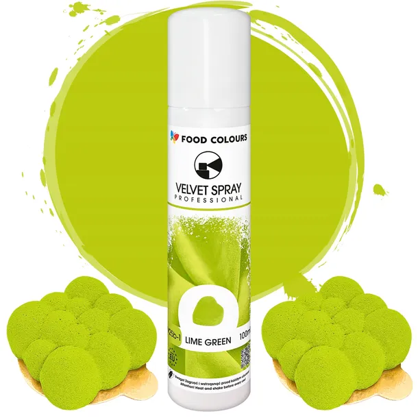 BARWNIK SPOŻYWCZY ZIELONY LIMONKA ZAMSZ WIELKANOC DO DEKORACJI TORTU 100ml
