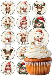 oplatek-na-babeczki-muffinki-swiateczne-ozdoby-boze-narodzenie-dekoracje