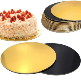 podklad-pod-tort-gruby-sztywny-zloto-czarny-24-cm-wytrzymaly-okragly-krazek