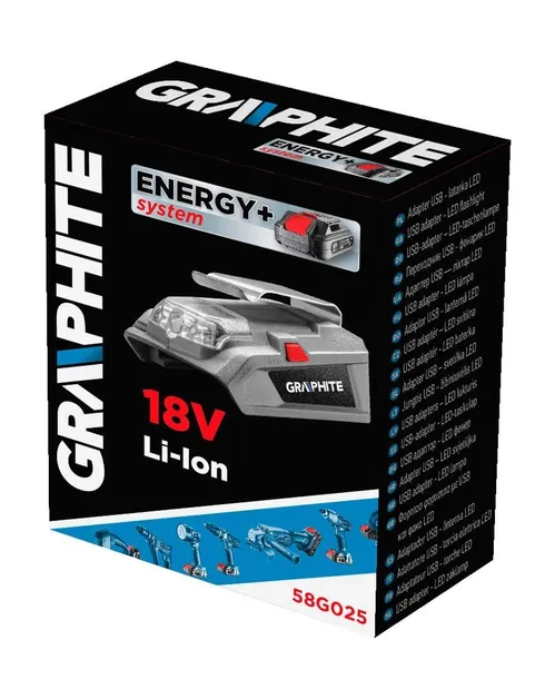 graphite-adapter-usb-mini-latarka-led-klips-do-pask-powerbank-energy-58g025-marka-bez-marki