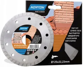 norton-tarcza-diamentowa-125mm-ciagla-cegla-dachow