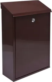 skrzynka-na-listy-400x250x100mm-brazowa-pocztowa