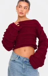 fc54102-prettylittlething-krotki-gruby-sweter-bordo-44-m