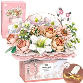 klocki-kwiaty-bukiet-roze-koszyk-oswietlenie-led-dzien-matki-prezent-1212