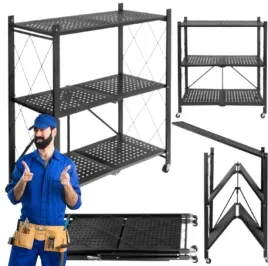 regal-magazynowy-metalowy-skladany-na-kolkach-czarny-mobilny-loftowy-polki