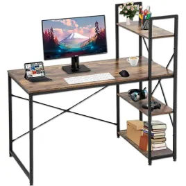 nowoczesne-biurko-komputerowe-gamingowe-szkolne-z-regalem-loft-brazowe
