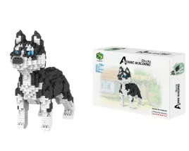 klocki-zestaw-model-psa-pies-husky-syberyjski-950-elementow-dog-pudelko