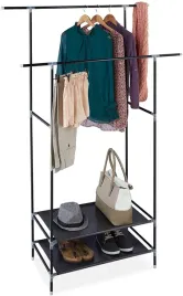 wieszak-stojacy-relaxdays-czarny