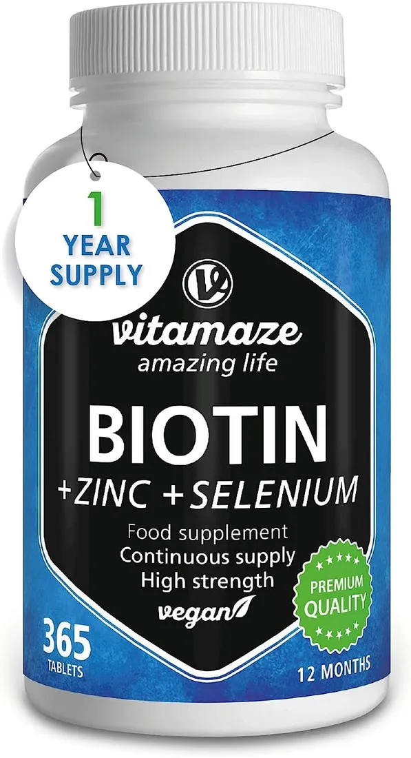 vitamaze-biotin-zink-selen-365tabletek