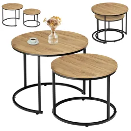 stolik-kawowy-villago-okragly-dab-2szt-2w1-loft-czarny-53-x-53-x-45cm
