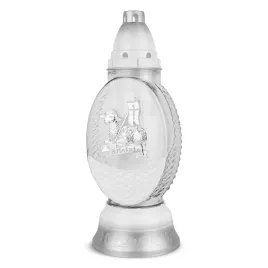 znicze-na-wielkanoc-jajko-znicz-wielkanocny-baranek-32-cm-z-wkladem-srebrny