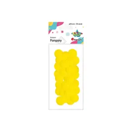 pompony-zolte-25mm-30-sztuk-titanum