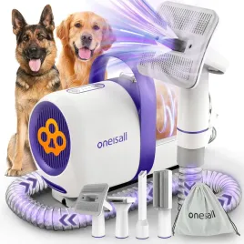Zdjęcie produktu ONEISALL LM5 ODKURZACZ ZESTAW DO PIELĘGNACJI SIERŚCI SZCZOTKA TRYMER 300W