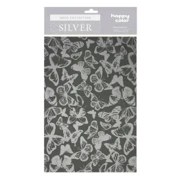 papier-ozdobny-deco-20x29cm-10-ark-silver-motyle