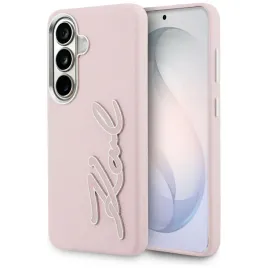 etui-do-galaxy-s26-karl-lagerfeld-grained-signature-metal-resin-logo-rozowy
