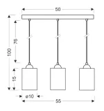 lampa-wiszaca-nad-stol-100x55-bistro-sufitowa-czarna-3x40w-e27-klosz-braz-stan-nowy