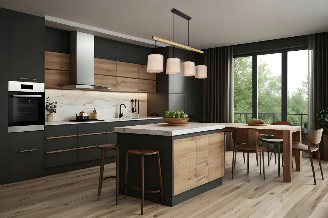 lampa-wiszaca-combi-nad-stol-czarna-abazury-tkaninowe-bezowe-4x60w-e27