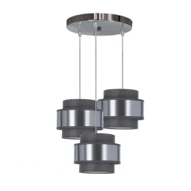 elegancka-lampa-wiszaca-regulowana-chromowa-abazur-szary-srebrny-3-punktowa