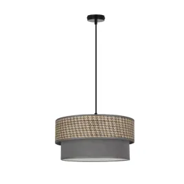 lampa-wiszaca-1-punktowa-pojedyncza-abazur-okragly-szara-bezowa-karrara