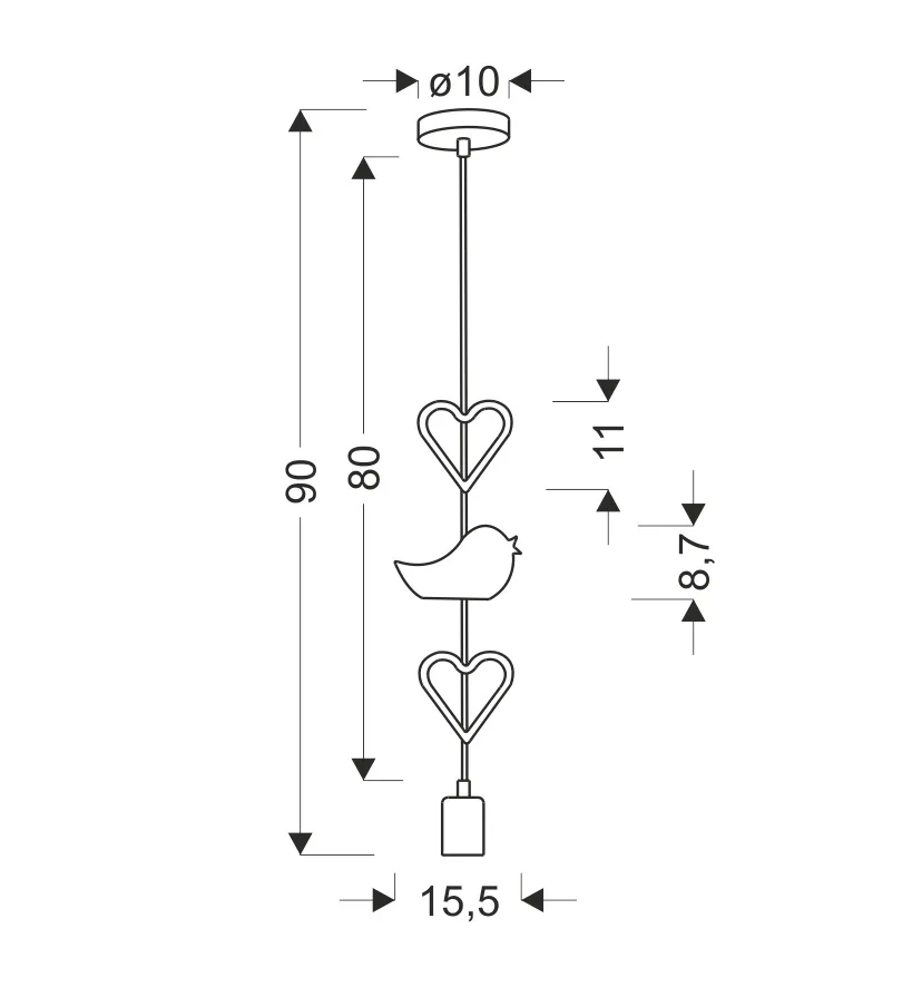 lampa-wiszaca-do-pokoju-dzieciecego-serca-ptaszek-rozowa-iq-kids-heart-bh