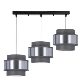3-punktowa-lampa-wiszaca-nad-stol-czarna-abazur-szary-srebrny-hare-sufitowa