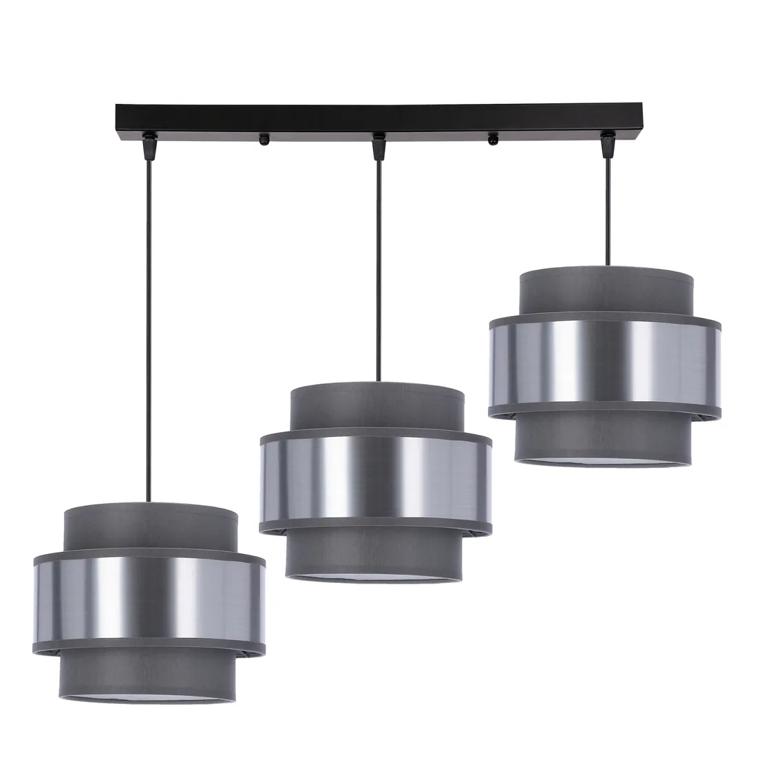 3-punktowa-lampa-wiszaca-nad-stol-czarna-abazur-szary-srebrny-hare-sufitowa